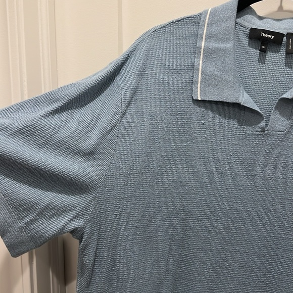 Theory Mens Polo Shirt - Picture 3 of 4